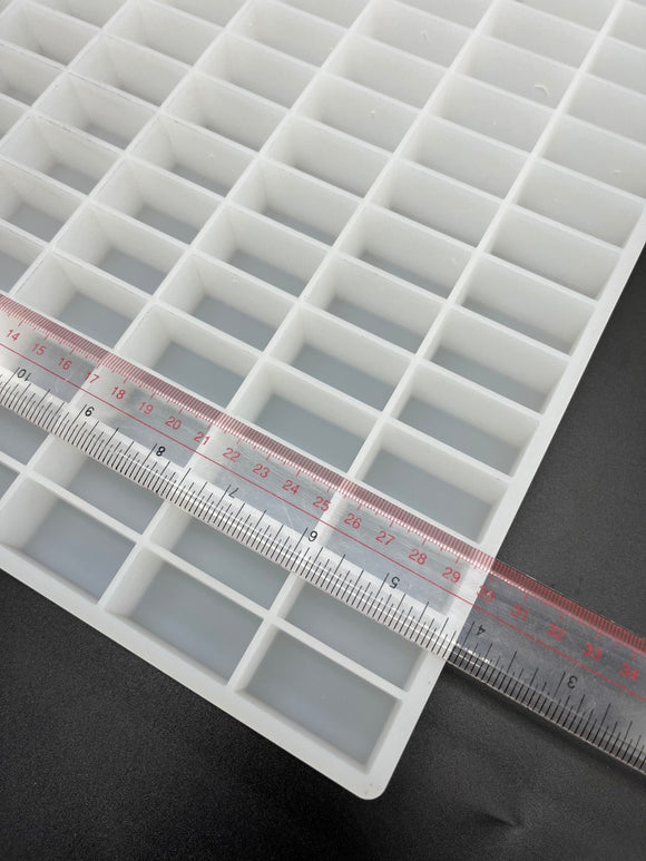 20 ml Rechteck Gummiform - 119 Hohlräume