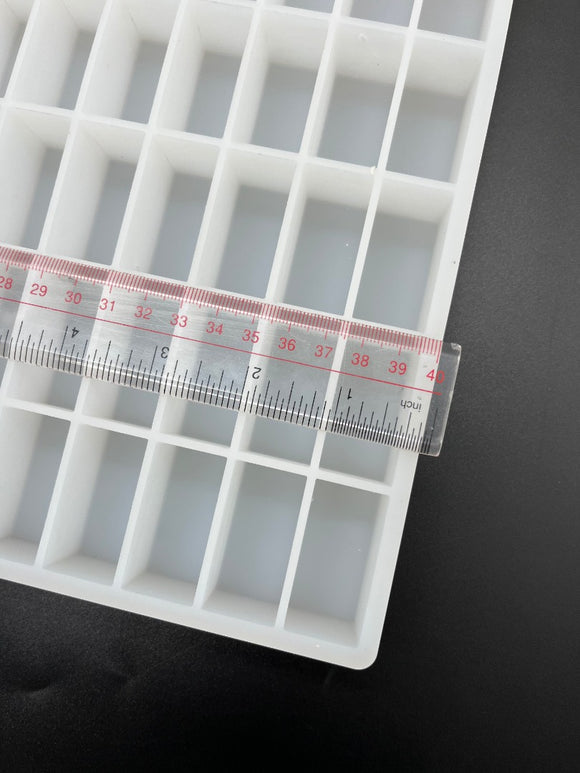 20 ml Rechteck Gummiform - 119 Hohlräume