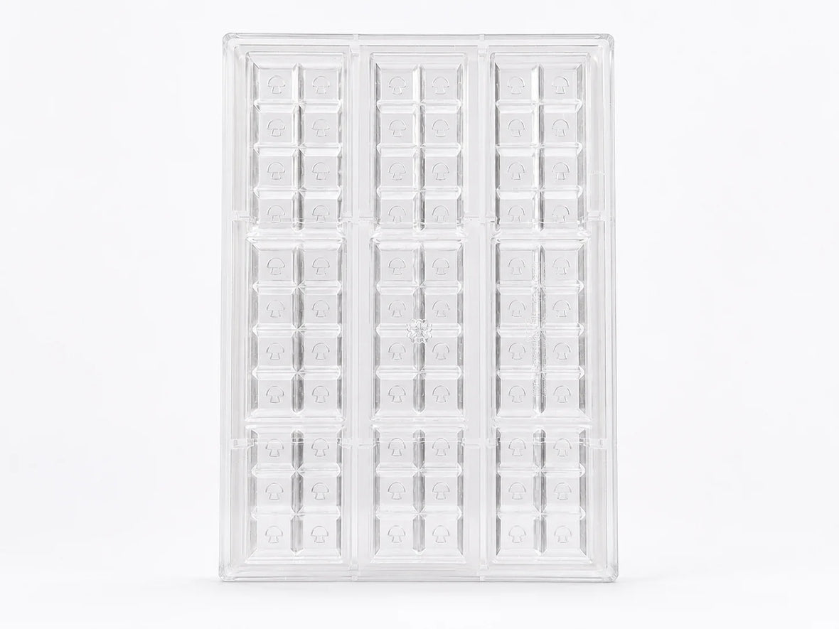 Klare kundenspezifische Polycarbonat-Schokoladentafelform für die gewerbliche Produktion
