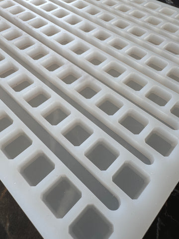 2,3 ml Universal Depositor Würfel Gummiform - 136 Hohlräume - 0