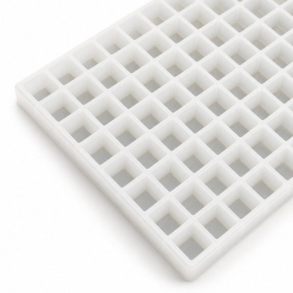 2,5 ml quadratische Gummibaumform - 216 Hohlräume