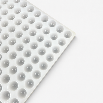 2.8-mL-Halbkugel-Silikon-Gummiform - 192 Kavitäten - Nahaufnahme, aus Silikon, für die gewerbliche Produktion