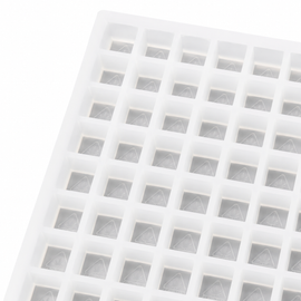 2.9mL compliance logo cube gummy mold angled view