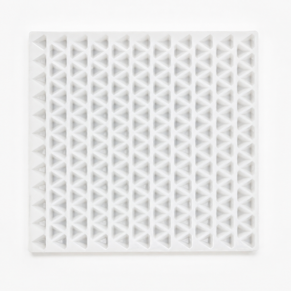 Leere 2-mL-Diamant-Gummiform, 179 Kavitäten — vollständige horizontale Draufsicht