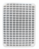 4mL brick gummy mold with 185 CBD imprint cavities, front view