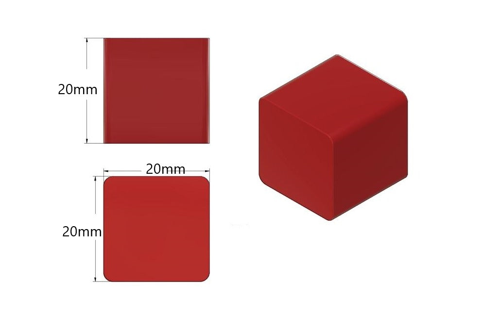 8ml Würfel Gummiform - 192 Hohlräume