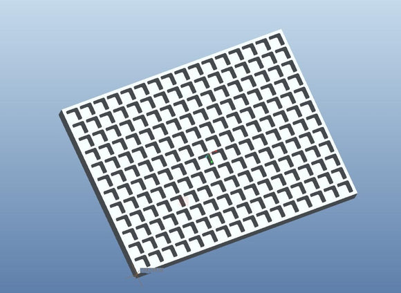 8ml Würfel Gummiform - 192 Hohlräume