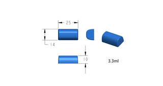 3,3 ml Rancher-Gummiform