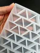 5,1 ml Pyramidendreieck Gummiform - 220 Hohlräume-3