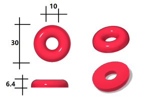 3 ml Pfirsichring-Silikon-Gummiform – 108 Vertiefungen