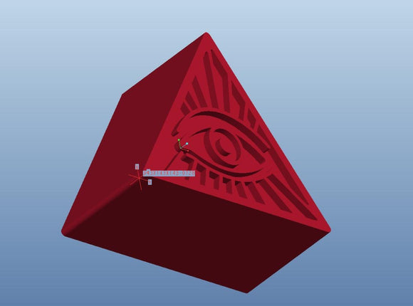 5,1 ml Pyramidendreieck Gummiform - 220 Hohlräume